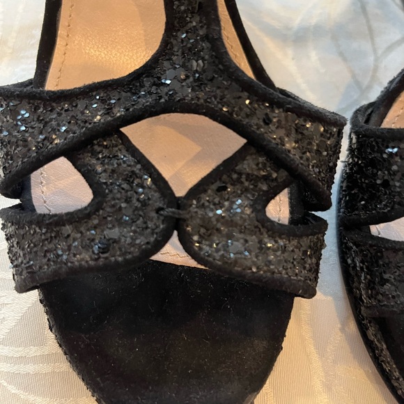 Miu miu sparkle wedge sandals 38 ( can fit up to 8.5 ) - Picture 4 of 12